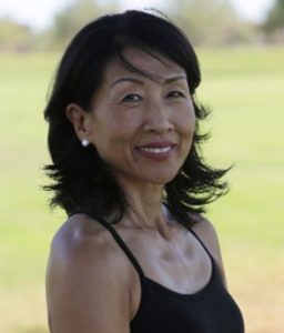 Harumi, teaching Phoenix Rising Yoga Therapy